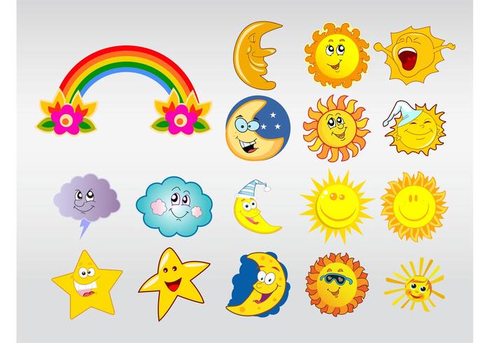Funny Weather Illustrations Funny Weather Illustrations