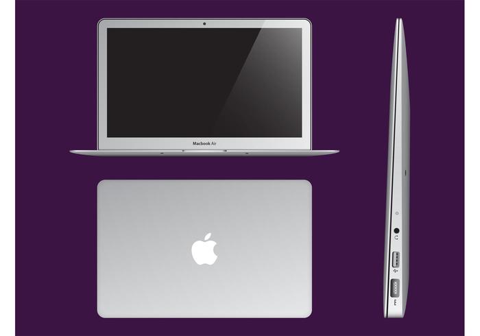 Ultrabook de manzana vector