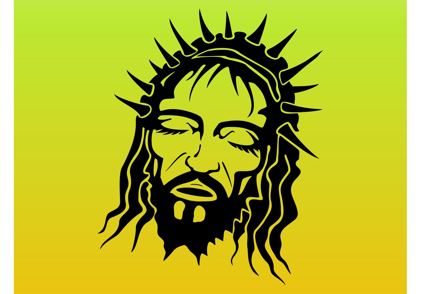 Download Jesus Face Free Vector Art - (2969 Free Downloads)