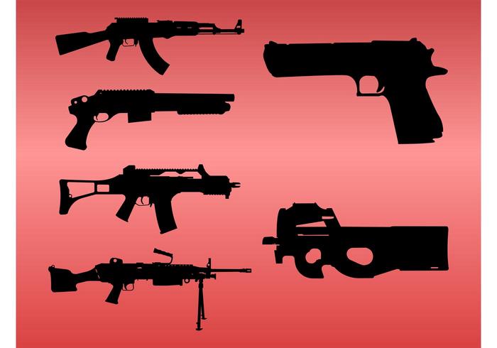 Gun Silhouettes Gun Silhouettes