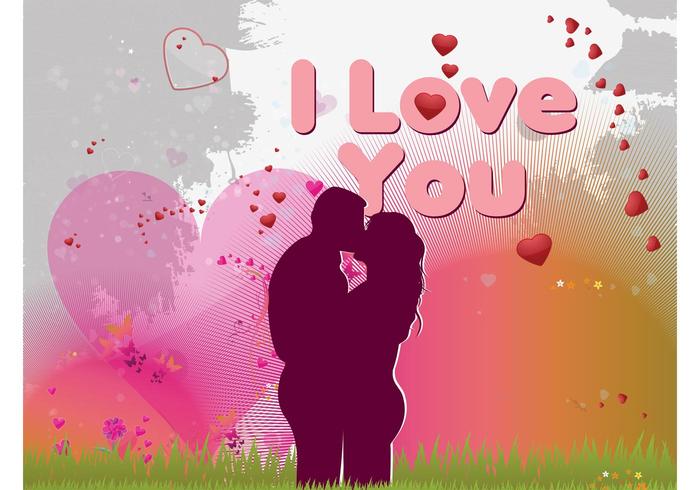 Couple In Love Vector