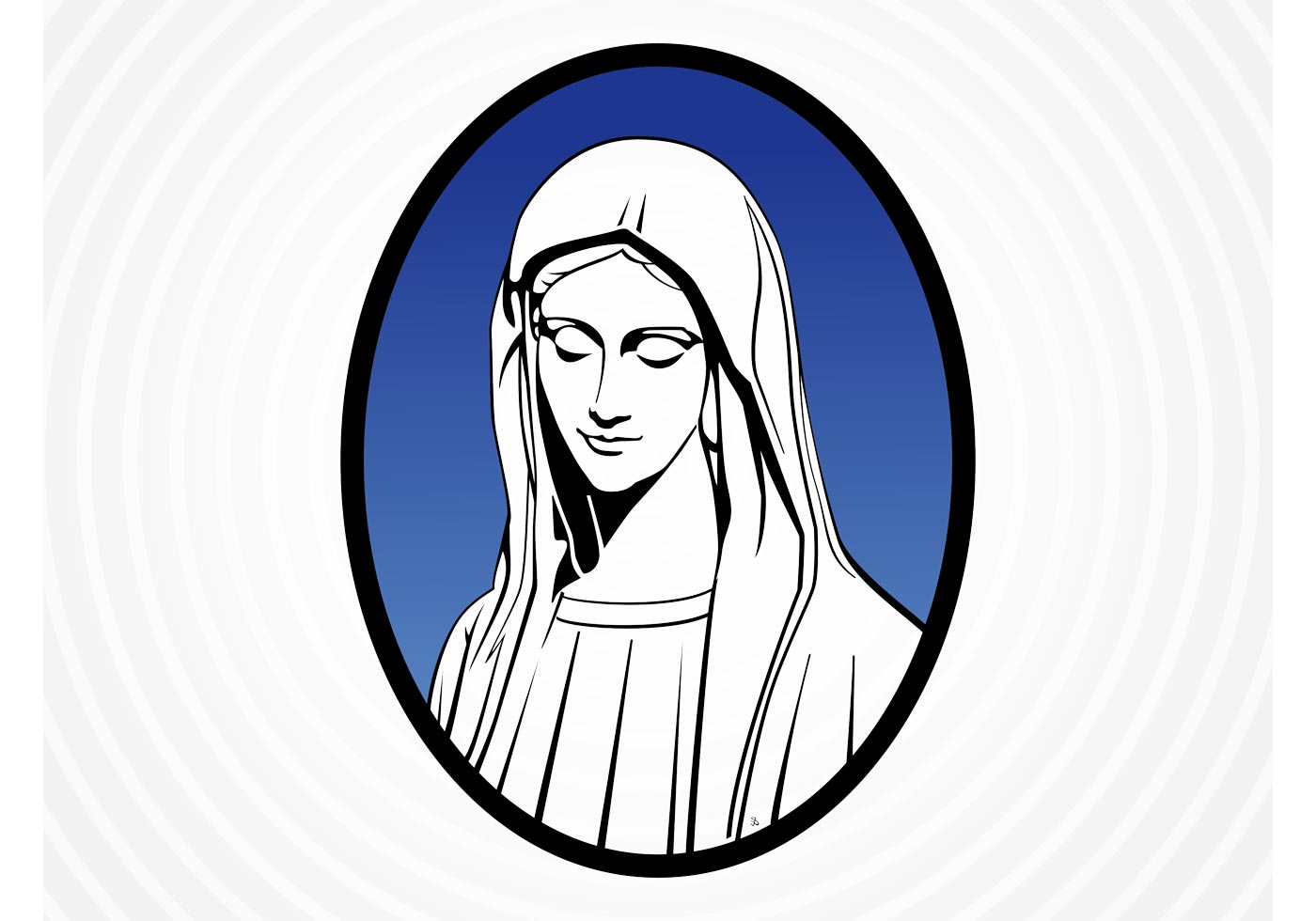 Virgen Maria Svg