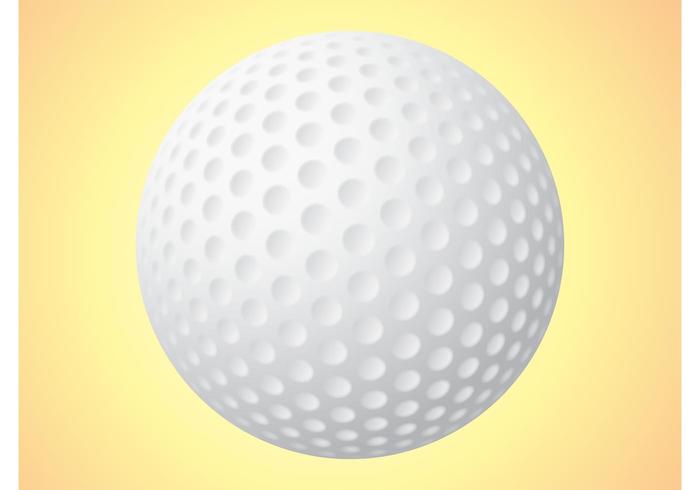 Golf Ball Vector Golf Ball Vector