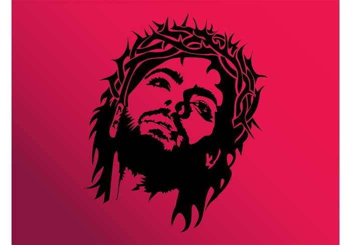 Jesus Face Vector Jesus Face Vector