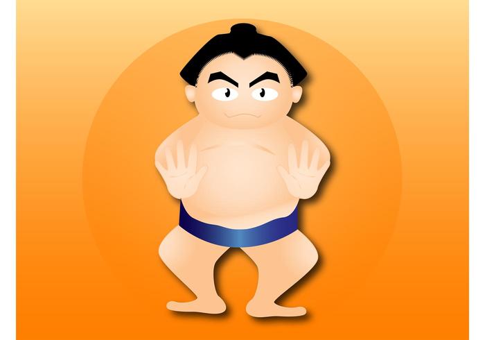 Sumo Character Sumo Character