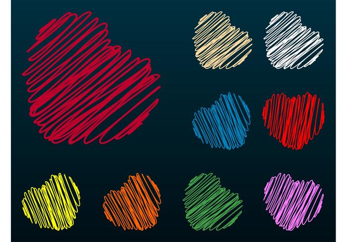 Heart Scribbles Heart Scribbles