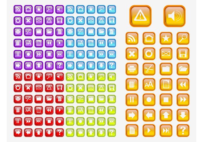 Colorful Shiny Icons Colorful Shiny Icons