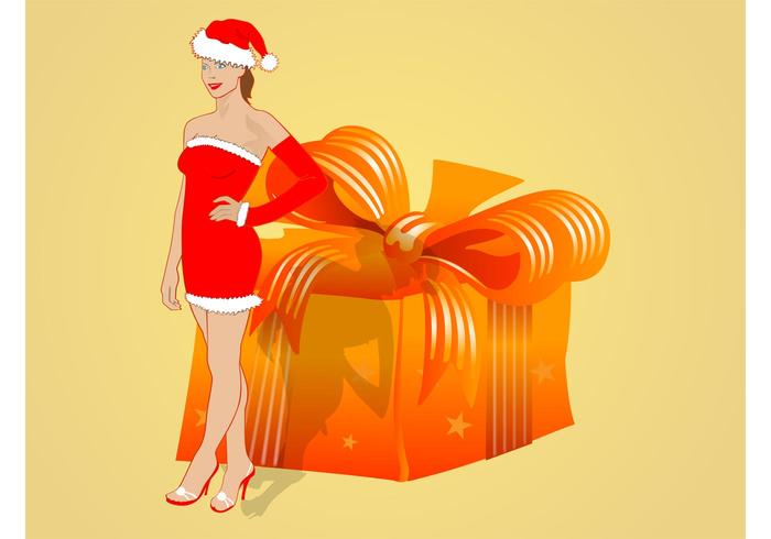Sexy Girl With Present Sexy Girl With Present