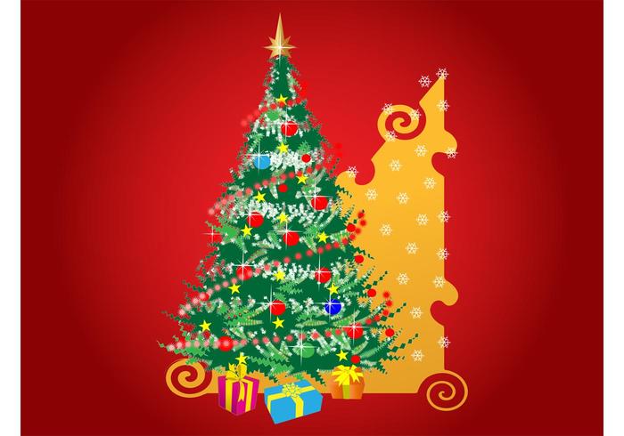 Christmas Tree And Presents Christmas Tree And Presents