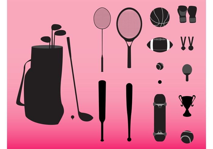 Sports Gear Vector Sports Gear Vector