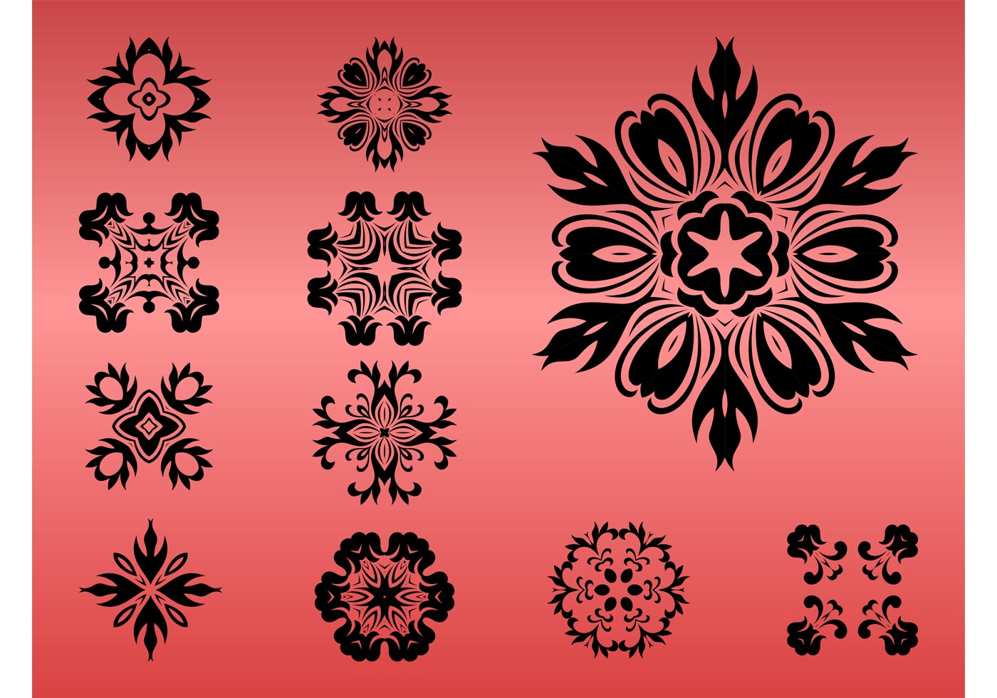 Download Round Floral Designs - Download Free Vector Art, Stock ...
