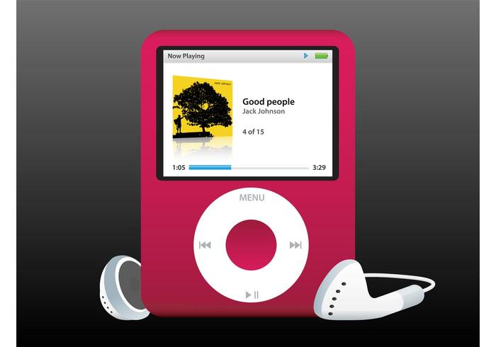 Apple Music Player vector