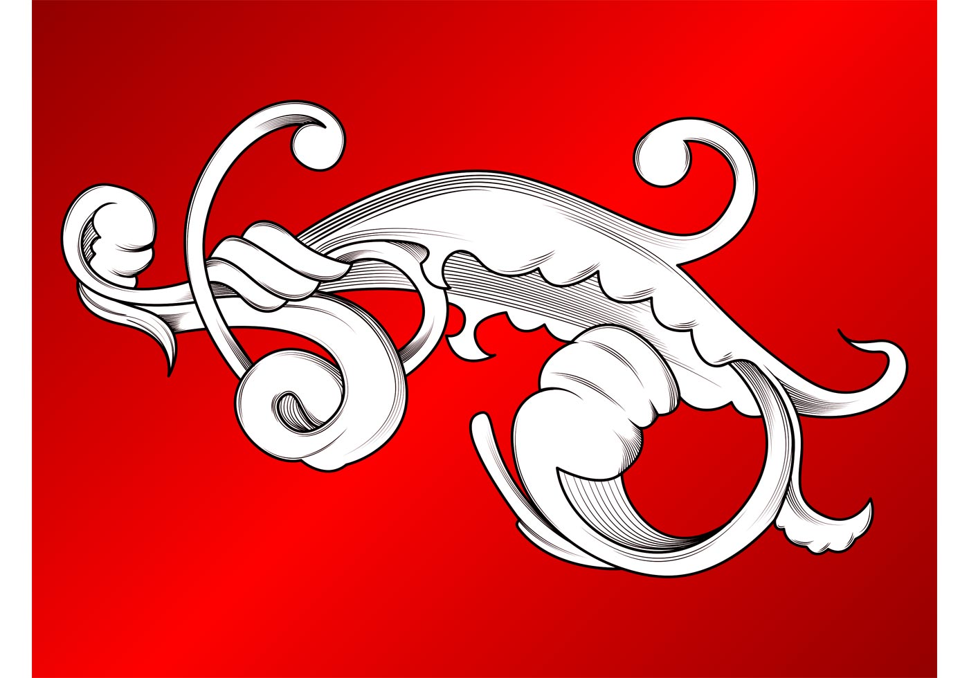 Download Retro Flourish - Download Free Vector Art, Stock Graphics ...