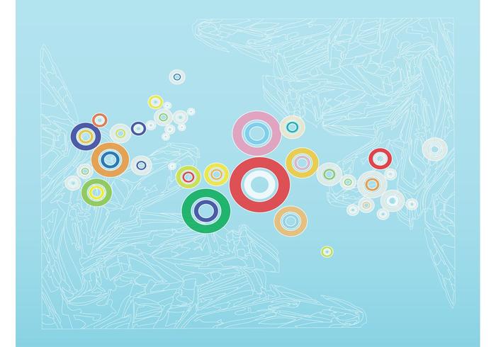 Colorful Circles Background Art Colorful Circles Background Art