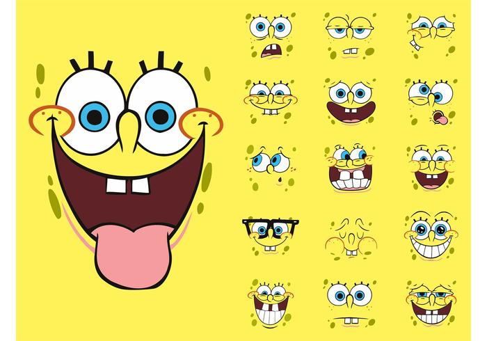 Bob Esponja Pantalones Cuadrados vector