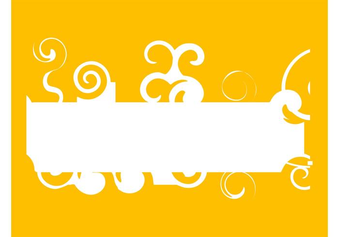 Banner With Swirls Banner With Swirls
