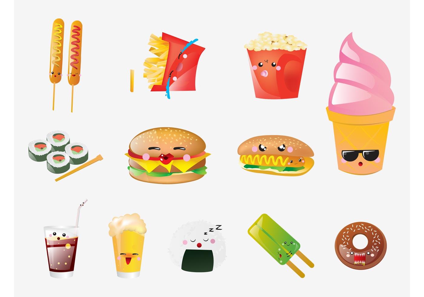 Food Cartoons - Download Free Vector Art, Stock Graphics & Images