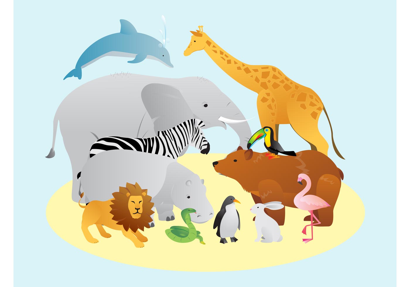 Wild Animals Free Vector Art - (8031 Free Downloads)