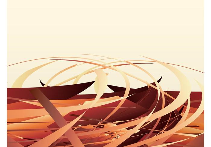 Abstract Waves Vector Abstract Waves Vector