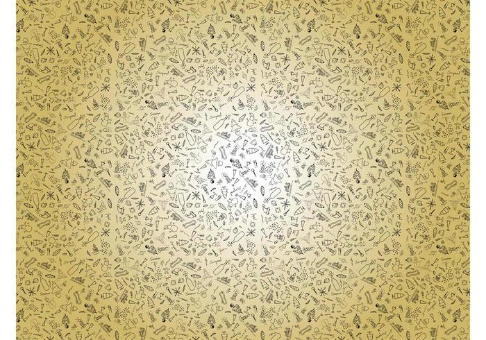 Festive Doodle Pattern Festive Doodle Pattern