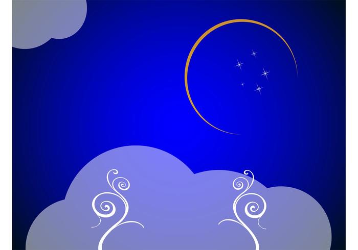 Crescent Moon Background Crescent Moon Background