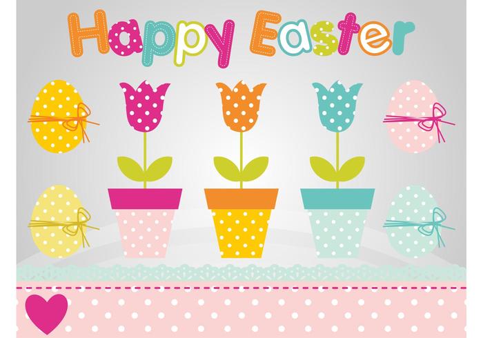 Colorful Easter Flowers Colorful Easter Flowers