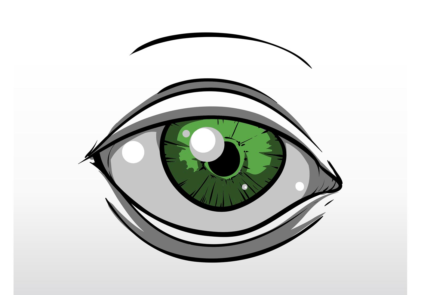 Green Eye - Download Free Vector Art, Stock Graphics & Images