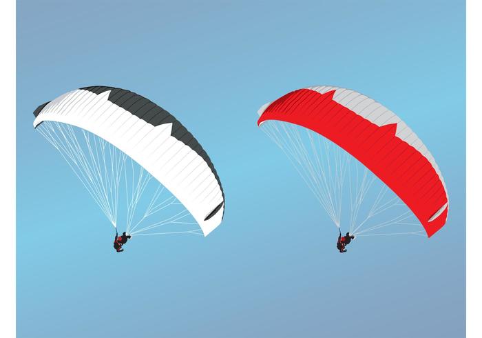 Paragliding Vectors Paragliding Vectors