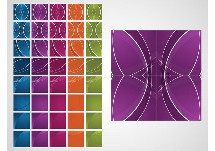 Colorful Tiles Vector Colorful Tiles Vector