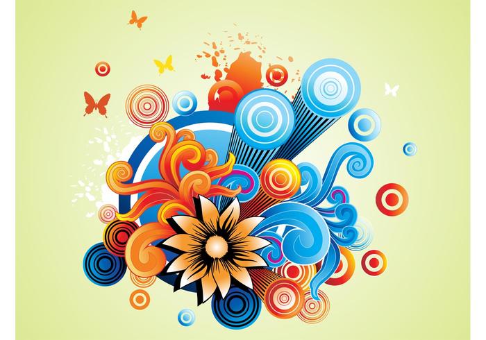 Colorful Flowers Graphics Colorful Flowers Graphics