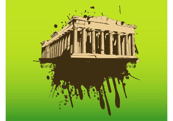 Parthenon Vector Parthenon Vector
