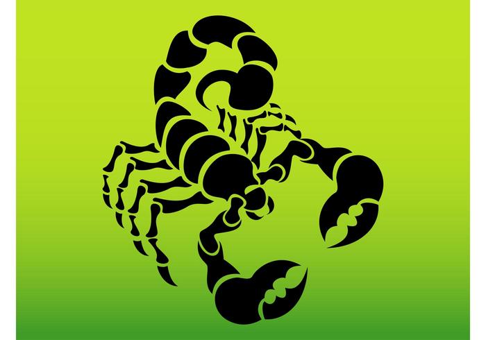 Scorpion Silhouette Vector Scorpion Silhouette Vector