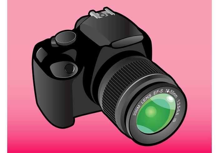 dslr camera vector