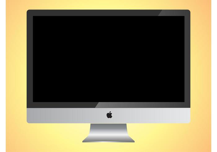 Ilustración de iMac vector