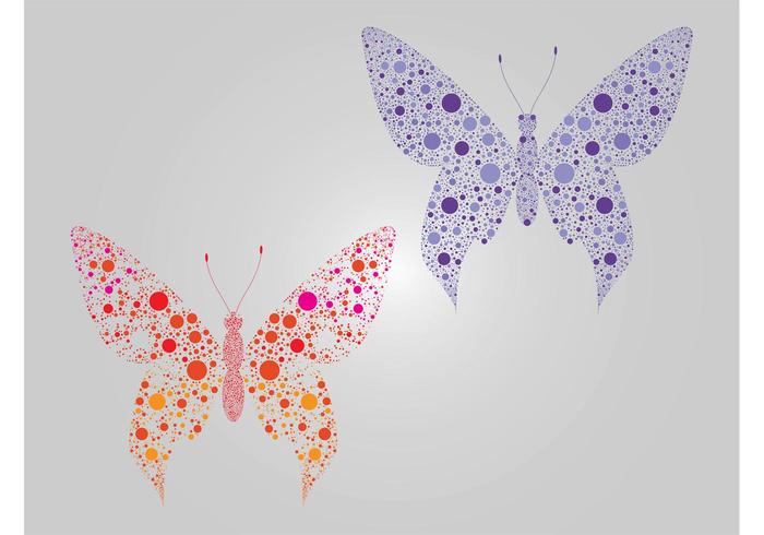 Abstract Butterflies