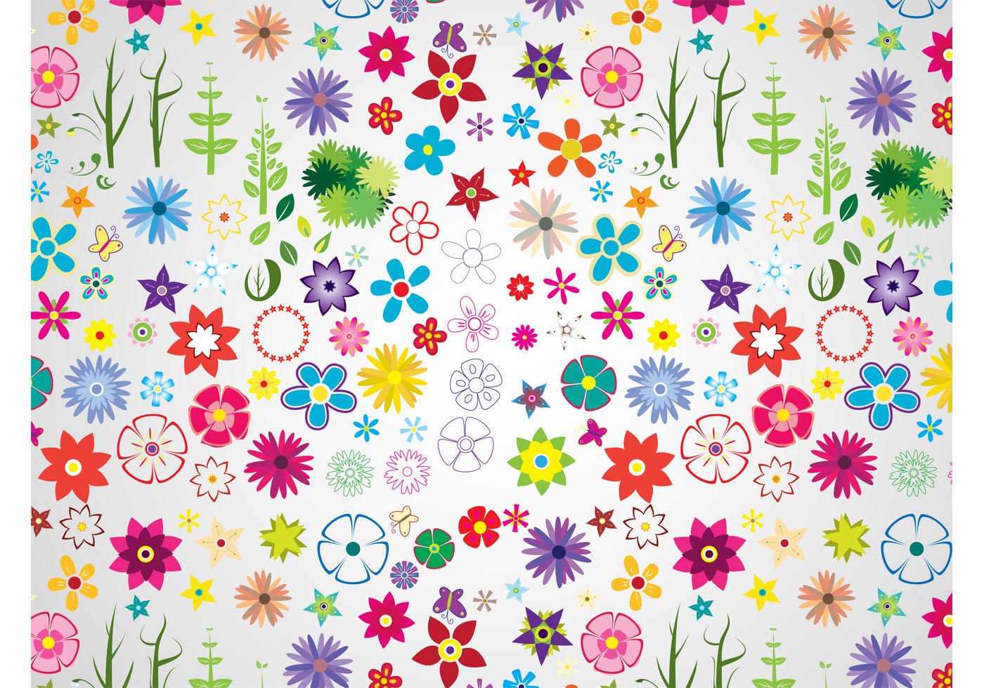 Download Spring Pattern - Download Free Vector Art, Stock Graphics ...