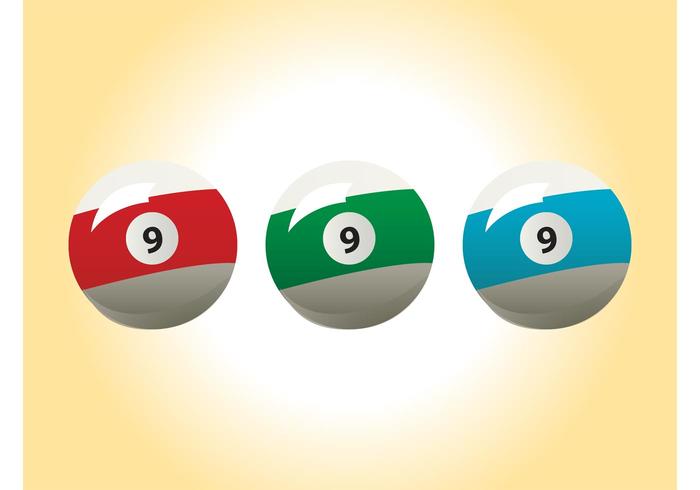 Billiard Balls Vectors Billiard Balls Vectors