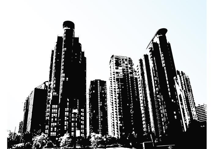 Tall Buildings Vector Tall Buildings Vector