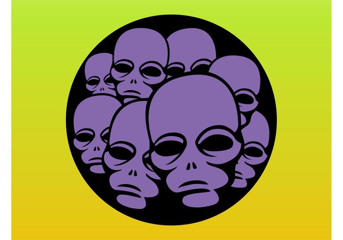 Alien Heads Alien Heads