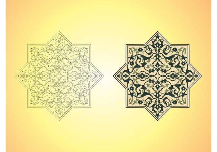 Afghan Decorations Vector Afghan Decorations Vector
