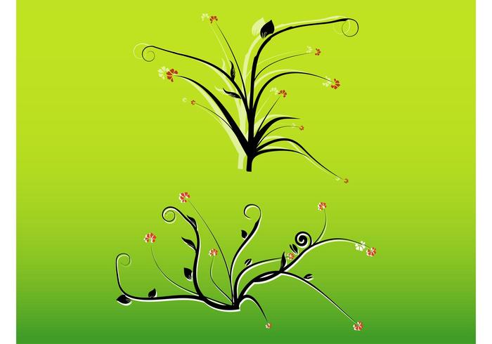 Blooming Flowers Vector Blooming Flowers Vector
