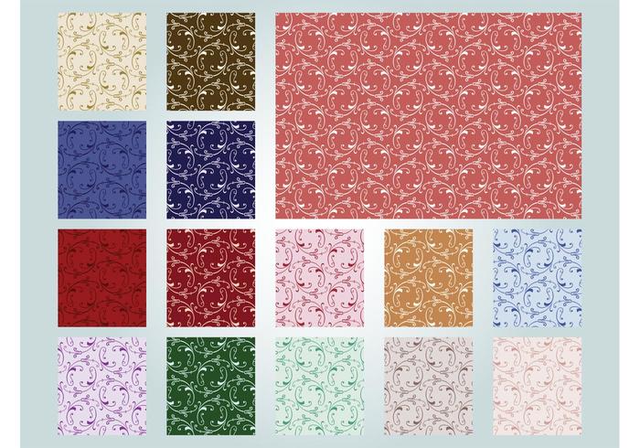 Seamless Retro Patterns Seamless Retro Patterns