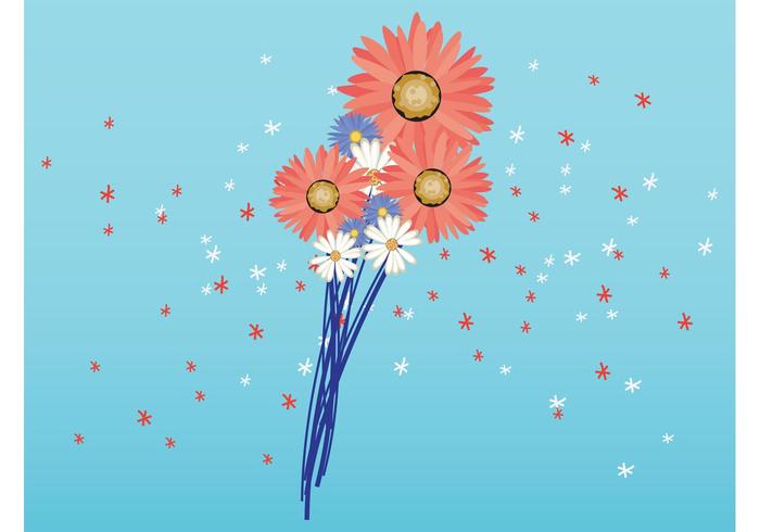 Spring Flowers Vector Spring Flowers Vector