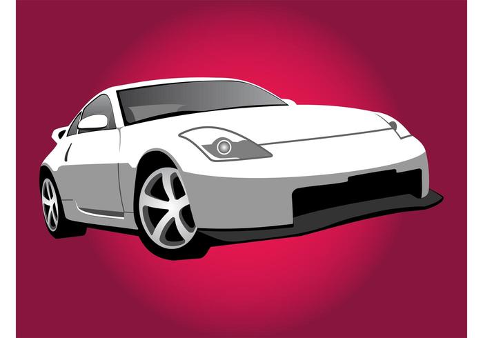 Nissan Car Illustration Nissan Car Illustration