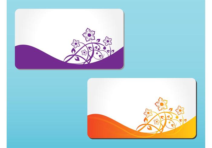 Floral Cards Vectors Floral Cards Vectors
