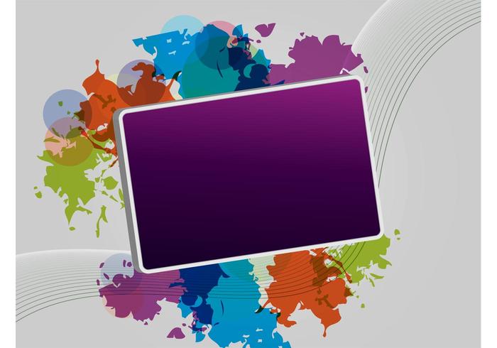 Colorful Splatter Background Colorful Splatter Background