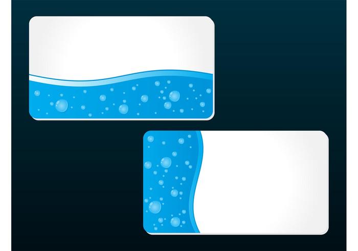 Water Business Cards Water Business Cards