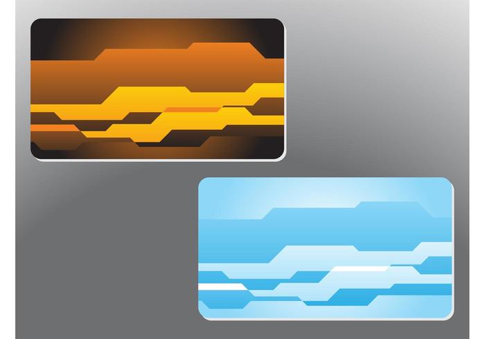 Abstract Shapes Business Cards Abstract Shapes Business Cards