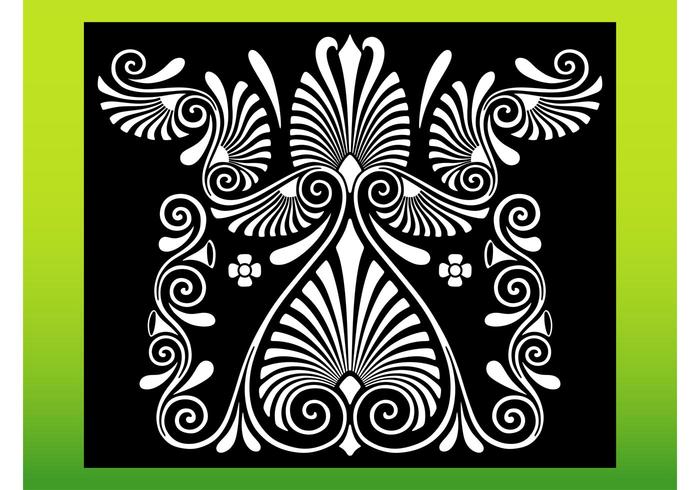 Antique Floral Vector Antique Floral Vector