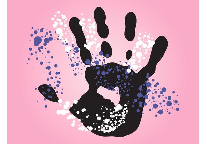 Handprint Vector Handprint Vector